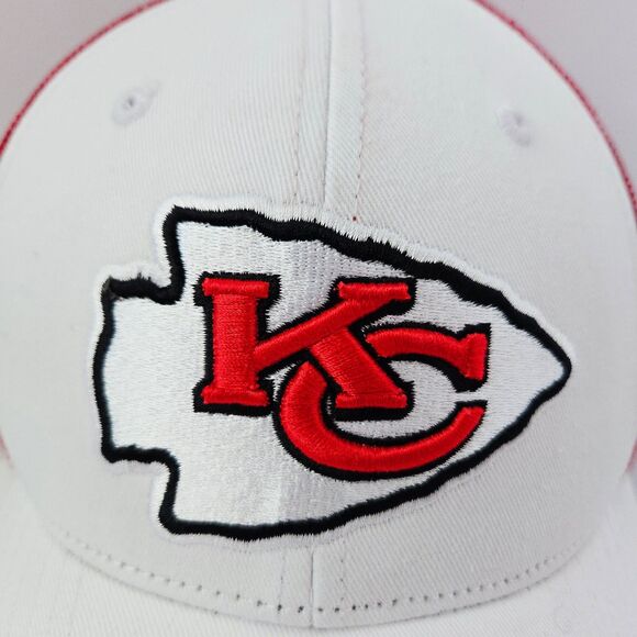 Kansas City Chiefs Snapback Hat NFL Team Apparel Like New No Tags Mesh Trucker - Picture 5 of 8